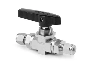 1/4" Tube OD 316ss Ball Valve (6000 Psig) FITOK BVSS-FL4-K05 - Picture 1 of 1