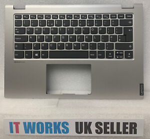 TESTED RYZEN 3 Lenovo Ideapad C340-14API 14IML 14IWL Palmrest Silver Keyboard UK