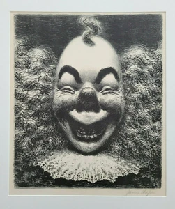 Litografía Artística Original James Chapin "El Payaso Feliz" Edición Limitada Firmada - Imagen 1 de 8
