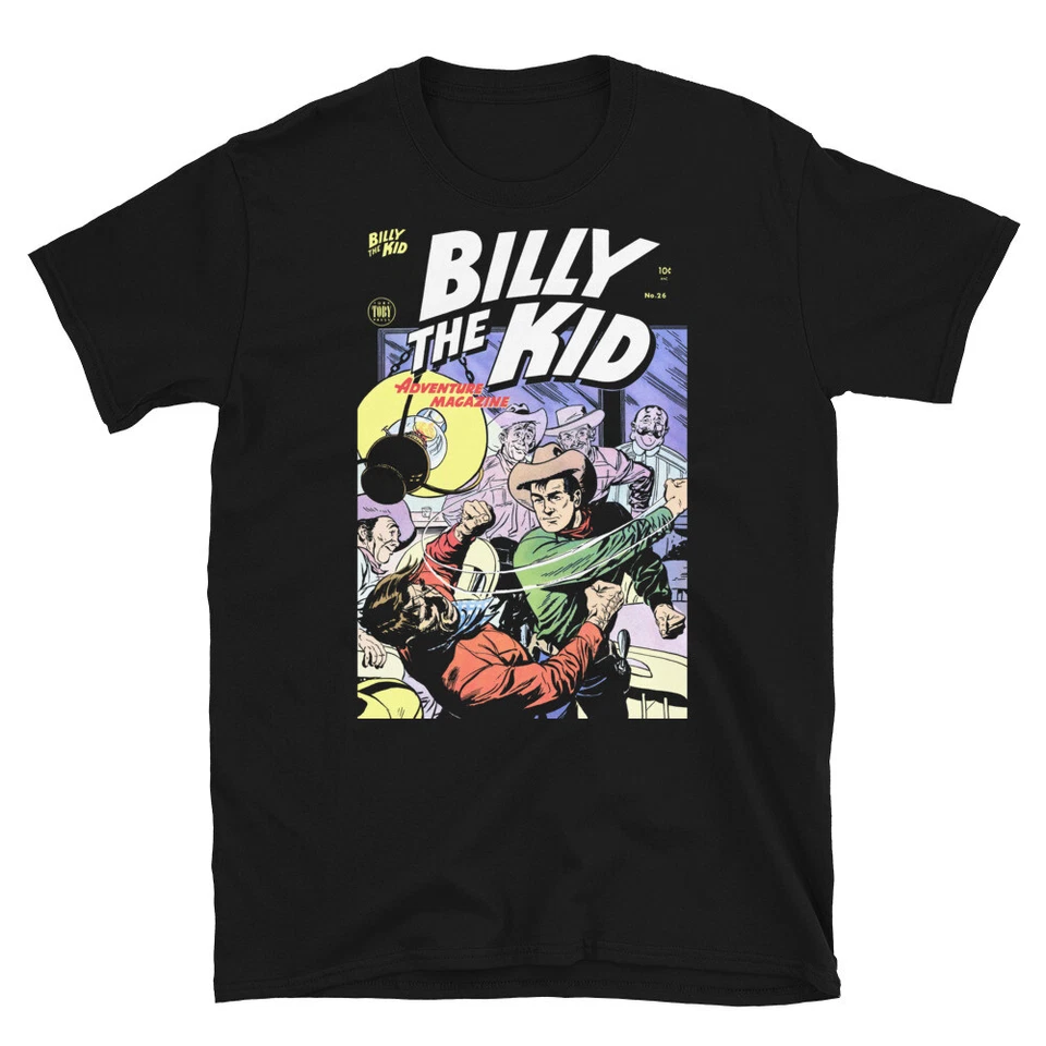 Camiseta unisex manga corta Billy the Kid Adventure Magazine #26 (diciembre '54) Foto 1 de 1