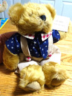 Russ Berrie Bears from the Past Franklin 10" Plush Item #1984