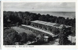 AK Ostseebad KOLBERG /KOLOBRZEG Blick a. d. Kurpark 1936 - Picture 1 of 1