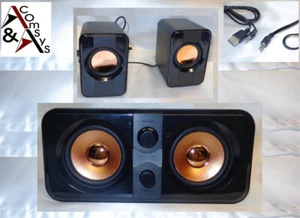 Vivanco Subwoofer 2.1 Canal Altavoz Kit Altavoz +2PC Notebook TV Negro - Picture 1 of 7