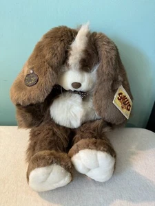 Ganz Heritage Collection Shagoo Bunny Marrón Blanco Peluche De Colección Con Etiquetas 17" - Imagen 1 de 6