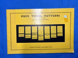 Patrones de toallas Huck bordado vintage primera serie folleto original 15 páginas - Imagen 1 de 4