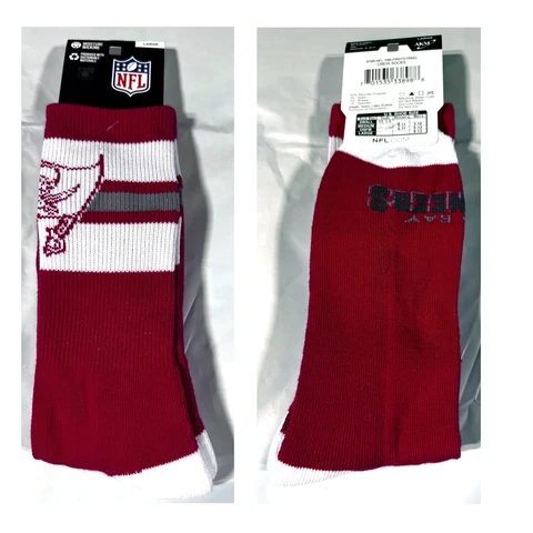 TAMPA BAY BUCCANEERS TEAM COLOR MENS CREW SOCKS LARGE (10-13) FREE SHIPPING Cover