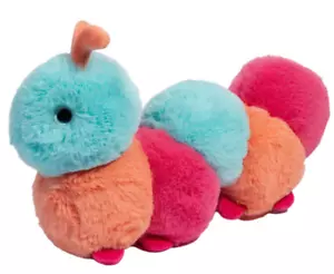 Munchie 11" Pink Caterpillar Soft Douglas Cuddle Plush Stuffed Animal Bug Worm - Picture 1 of 7