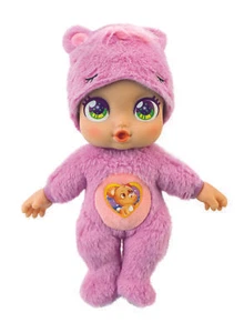 Little Dreamers - Clare Bear Toy Doll with Soft Plush Body - Includes Carrier, B - Picture 1 of 7