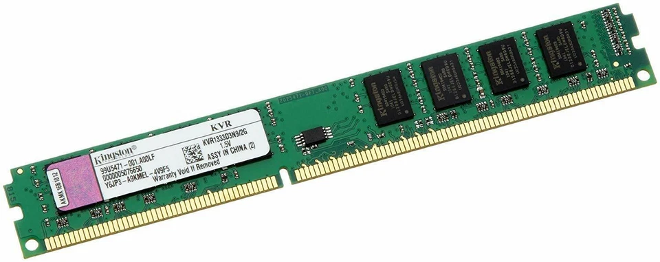 2GB DDR3 RAM Kingston ValueRam KVR1333D3N9/2G - PC3-10600U 1333 MHz - Bild 1 von 1