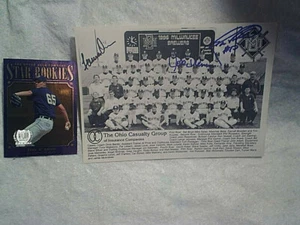 1996 MILWAUKEE BREWERS PHOTO Signed 3-Autographs,1-Jeff D'amico w/Rookie Card - Picture 1 of 4