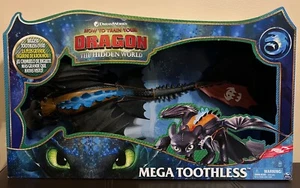 HOW TO TRAIN YOUR DRAGON MEGA TOOTHLESS 23 INCHES HIDDEN WORLD NEW NIB FAST SHIP - Picture 1 of 9