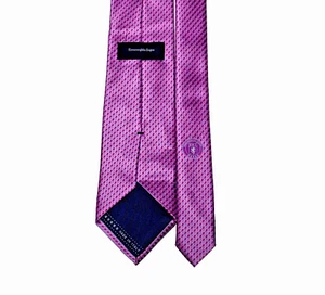 Ermenegildo Zegna Men's Recent Tie Blue/Pink Paisley Silk 3 5/8" (W) x 59" (L) - Picture 1 of 8