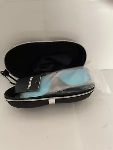 Gafas de sol con estuche paño limpiador de gafas lentes azules - Imagen 1 de 2