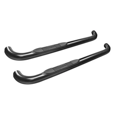 Westin E-Series Round Nerf Bars 3"Black Powder Coated For 02-09 Dodge Ram 1500 - Image 1 of 3