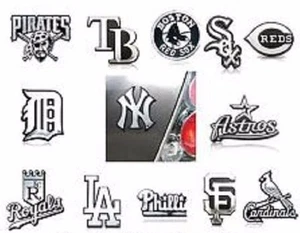 MLB Team 3-D Chrome Heavy Metal Emblem Team ProMark FANMATS -Select- Team Below - Bild 1 von 22