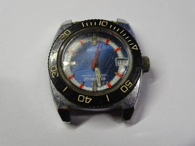 VINTAGE MONTRE MÉCANIQUE KELTON PLONGEUSE 25M JUNIOR - Photo 1/4