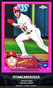 Tyler O'Neill 2023 Topps Chrome Pink Refractor St. Louis Cardinals #171 - Picture 1 of 2