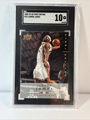 2008-09 Upper Deck First Edition - Early LeBron James #33 GRADED SCG 10!! - Image 1 of 2