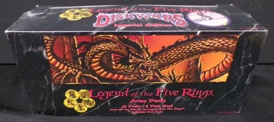 2000 DiskWars Legend of the Five Rings FACTORY SEALED 12-count Army Pack Box - Image 1 of 4