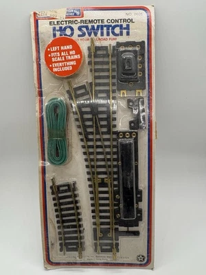 Life-Like Electric Remote Control HO Switch Left Hand New Old Stock  #8605 - Image 1 of 4