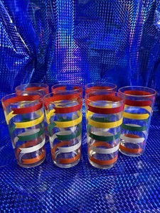 MCM 5" Regenbogen gestreift Becher 7er Set - Bild 1 von 6