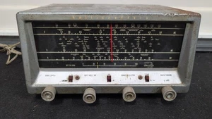 HALLICRAFTERS S-38E SHORTWAVE RECEIVER - LATE 50'S VINTAGE for Repair Powers On - Picture 1 of 5