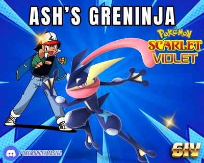 Pokemon Scarlet And Violet ✨ASH'S GRENINJA ✨ EXCLUSIVE 🚀 - Image 1 of 3