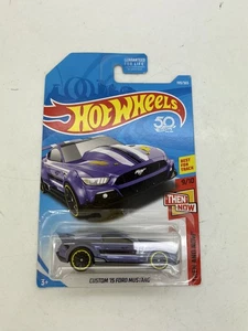 HOT WHEELS CUSTOM 15 FORD MUSTANG THEN AND NOW 10/10FACTORY SEALED 2016 - Picture 1 of 2