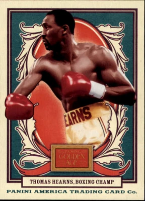 Tarjeta coleccionable Panini Golden Age 2013 #136A Thomas Hearns  Foto 1 de 2