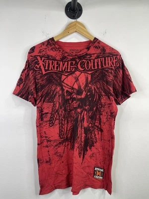 Camiseta roja Y2K Xtreme Couture para hombre talla M  Foto 1 de 4