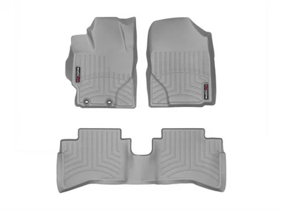 Forro de piso WeatherTech para Toyota Prius C 2016-2019 - 1ª y 2ª fila, gris Foto 1 de 4