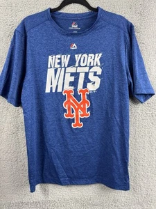 New York Mets T-Shirt Erwachsene Medium Majestic Coolbase Polyester MLB Baseball Herren - Bild 1 von 12
