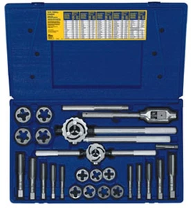 25 Pc. Metric Tap and Hex Die Set AHN-97311 Brand New! - Picture 1 of 4