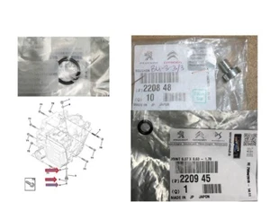 Joints + Bouchon Vidange Boite Vitesses auto AT6 EAT6 Peugeot Citroën DS 220848 - Imagen 1 de 7