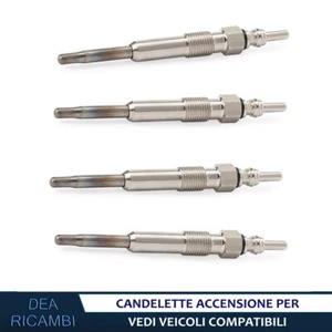 4 Candelette Accensione per FORD SCORPIO II (Gfr,Ggr) 2.5 TD kw 85/92 94-98 CD97 - Imagen 1 de 5