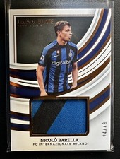 2023 Panini Immaculate Soccer Inter Nicolò Barella Remarkable 24/49 Patch
