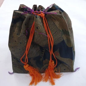 Bolsa de arroz japonesa vintage con cordón KOMEBUKURO para matrimonio - Imagen 1 de 7