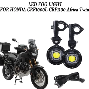 for Honda CRF1000L crf1100 Africa Twin LED Auxiliary Spot Fog Light Assembly Kit - Picture 1 of 10