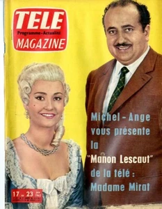 Télé Magazine N°347 17/06/62 Maurice Barrès Helia T'Hezon Pierre Mirat - Picture 1 of 1