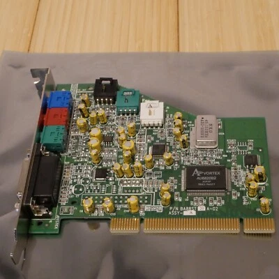 Aureal Vortex  1 BA88ST20A-02 PCI Surround Sound Audio Card - Tested 01 - Image 1 of 4