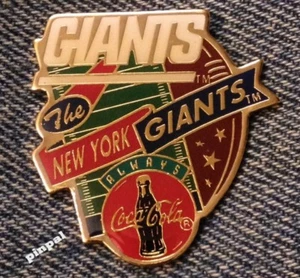 Pin de los New York Giants ~ NFL ~ Fútbol Americano ~ 1994 de colección ~ Coca Cola ~ Coca-Cola - Imagen 1 de 2