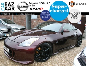 Nissan 350Z 3.5 V6 GT Pack+SUPERCHARGED+INCREDIBLY FAST CAR+ONE OFF - Picture 1 of 9