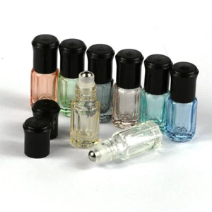 Dropper bottles glass bottles Roll on Bottles perfume thick glass Roller Ball - Picture 1 of 17