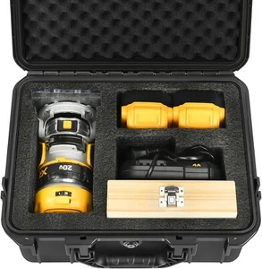 Hard Case for Dewalt Router - Tool Bag for Dewalt 20V Max XR Cordless Woodworkin - Picture 1 of 6
