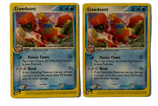 2X CRAWDAUNT -  Ex Dragon Set - 13/97 - Non-Holo Rare - Pokemon Card - NM