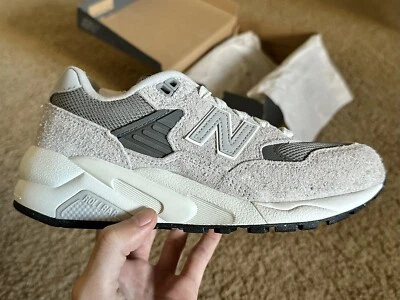 Size 4M 5.5W - New Balance 580 Grey Suede Sneaker MT580MG2 MSRP $130 - Image 1 of 4
