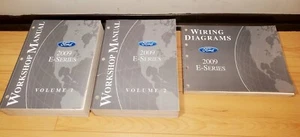 2009 Ford E Series Van Workshop Repair Service Manuals Set Original Books - Picture 1 of 10