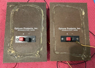 Alto-falante antigo EPI Epicure Products 2 vias crossovers PAR conector de entrada - Imagem 1 de 2
