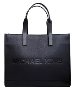 Sac Michael Kors sac bandoulière Cooper XL logo structuré cuir mort neuf - Photo 1 sur 15