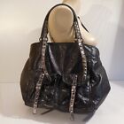 Bag Tote Shoulder Strap Black MICUSSI Fashion Vintage Woman Jewel Metal N4563